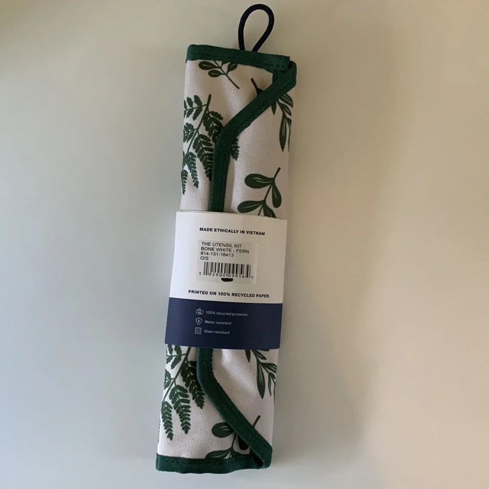 United by Blue Impact Collection The Utensil Kit in Bone White and Fern